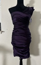 Vera Wang lavender label dress, One Shoulder 4