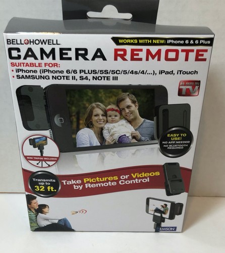 BELL HOWELL CAMERA REMOTE iPhone 6/6 PLUS/5S/5C/5/4s/4 SAMSUNG, IPAD ,ITOUCH - 第 1/6 張圖片