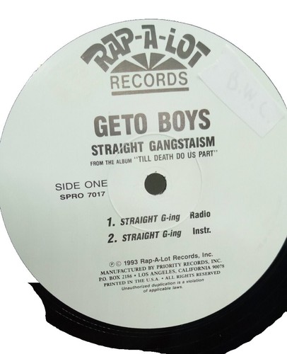 The Geto Boys - The Geto Boys LP レコード GETO BOYS LP The Geto Boys OG 1990 VINYL RARE RAP -A-LOT | eBay