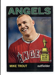 MIKE-TROUT-2013-TOPPS-HERITAGE-430-ALL-STAR-ROOKIE-BLACK-SP-RARE-FC1742