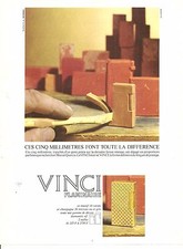PUBLICITE BRIQUET VINCI FLAMINAIRE 1967 ADVERTISING 