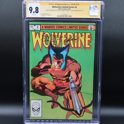Wolverine Limited Series #4- ️Frank Miller Sig.- ️Chris Claremont Sig.+Sketch