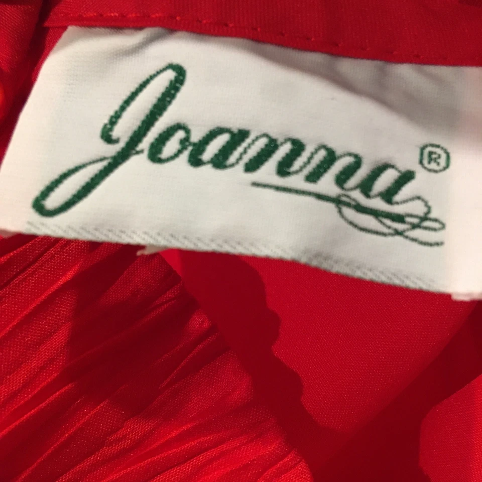 Blusa Joanna Vintage Talla 16 Roja Academia Eduardiana Secretaria Pecho 46 Foto 4 de 4