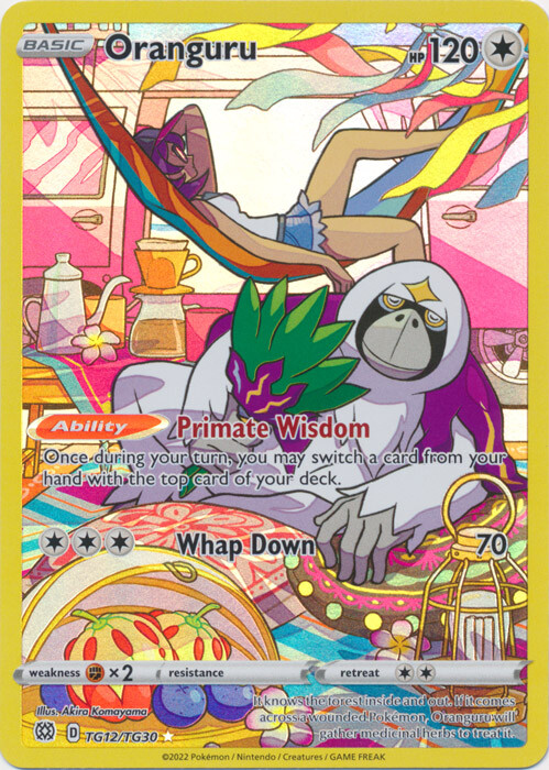 Oranguru - TG12/TG30 Ultra Rare Brilliant Stars NM Pokemon TCG