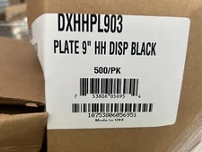 NEW!! QTY 500: Dinex DXHHPL903 Disposable Plate 9" Diameter High Heat Durable