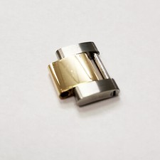 Rolex Original Genuine ROLEX Submariner Solid 18K Gold and Steel Oyster Link 15.5mm