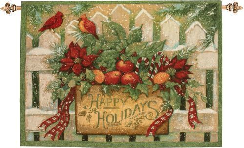 Happy Holiday Fine Art Tapestry - Picture 1 of 1