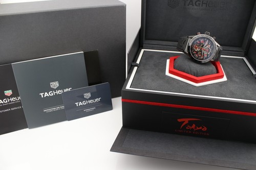 Tag Heuer Carrera Kaliber Heuer 01 Tokyo LTD Edition 43 mm Uhr CAR201D - Bild 12 von 13