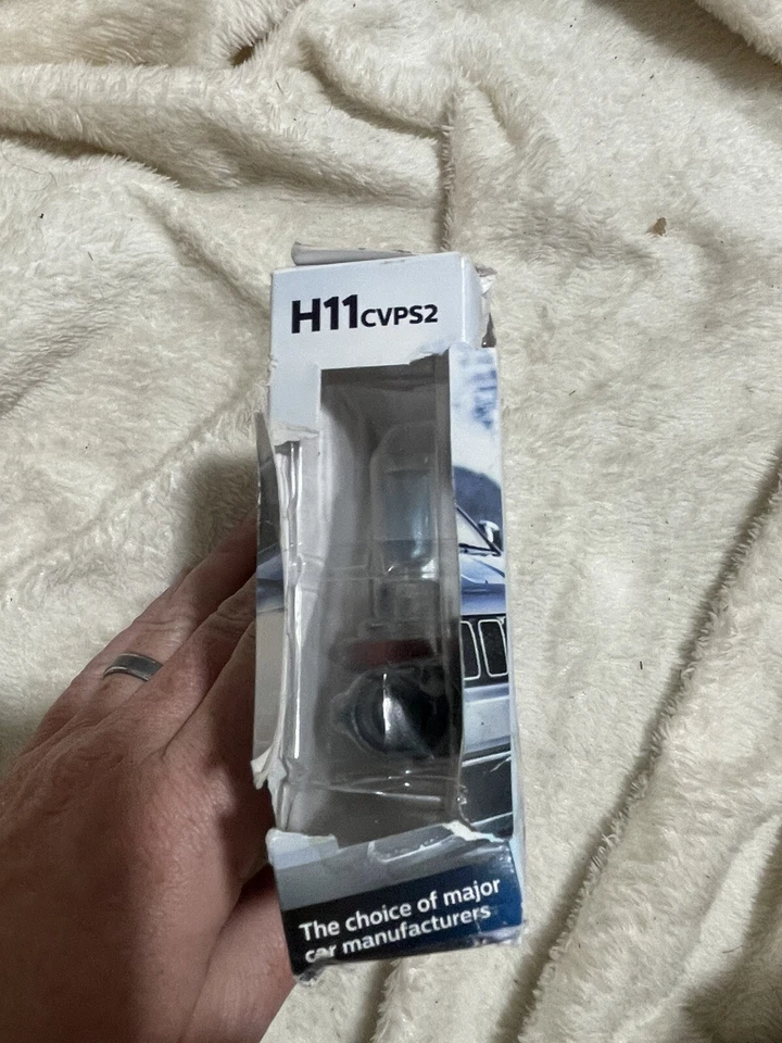 Pacote com 2 lâmpadas brancas ultra brilhantes Crystal Vision Philips Lighting 12V 55W - Imagem 4 de 4