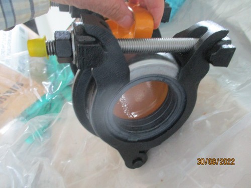 Romac Industries Macro HP 2 in. Ductile Iron 2-Bolt Coupling w/ EPDM Gasket - Picture 5 of 7