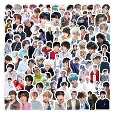 105 PCS BTS Stickers Bottle Skateboard Waterproof Suitcase Laptop