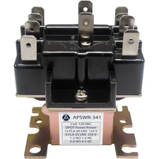 Appli Parts APSWR-341 90-341,110 VAC, General Purpose Switching Relay,DPDT, for