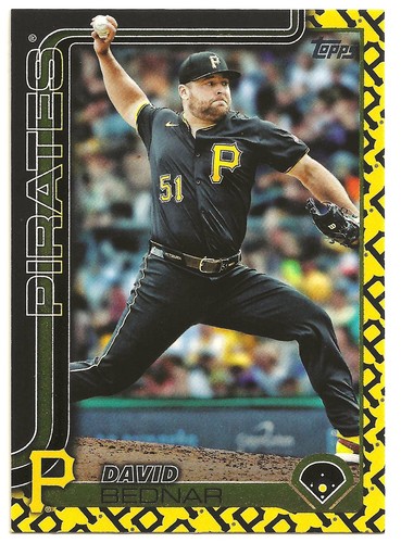 2025 Topps Series 2 DAVID BEDNAR Team Logo Border Variation - Pittsburgh Pirates
