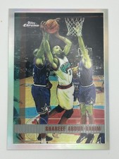 1998 TOPPS CHROME SHAREEF ABDUR-RAHIM #94 REFRACTOR GRIZZLIES