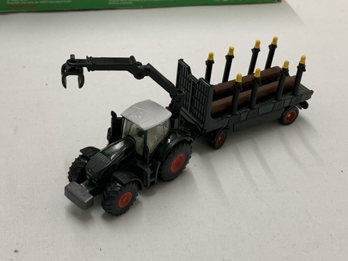 Siku 1:87 1827 Claas mit Faßwagen, 1855 JCB mit Hakenliftmulde in OVP - Bild 5 von 5