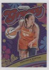2024 Panini Prizm WNBA Groovy Red Prizm 41/99 Veronica Burton #11 11ng
