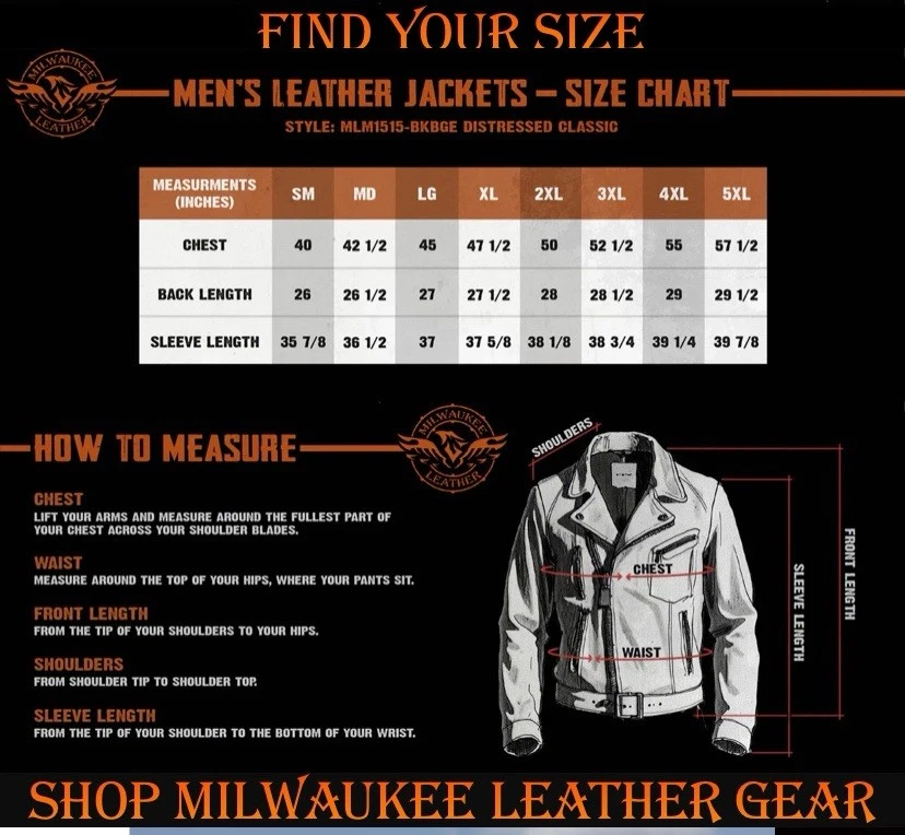 milwaukee leather brown jacket xl - Image 4 of 4
