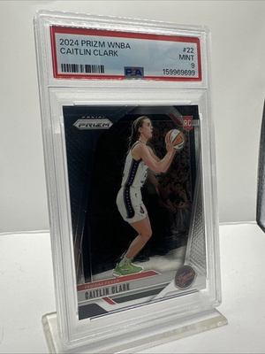 #ad 2024 Prizm WNBA Caitlyn Clark RC #22 PSA 9 Indiana Fever 🔥🔥🏀 $50.00