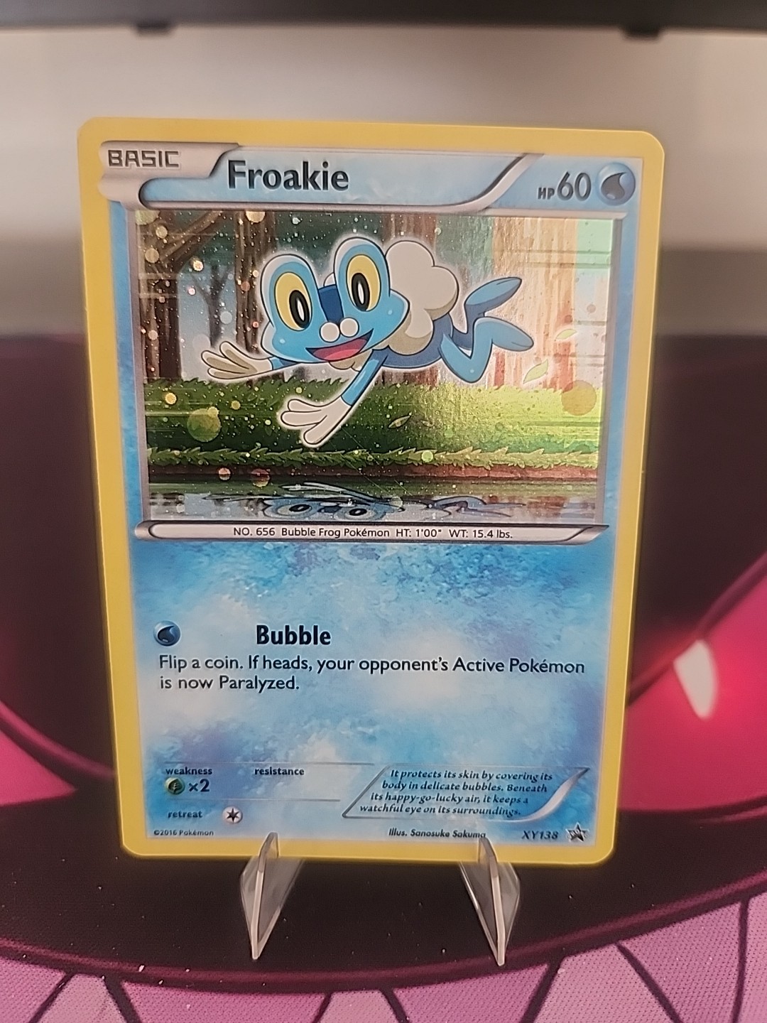 Froakie XY138 Pokémon TCG XY Promo Rare Holo Card  LP