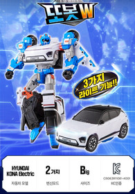 YOUNGTOYS Tobot W Transformer Robot Action Figure HYUNDAI KONA ELECTRIC LED