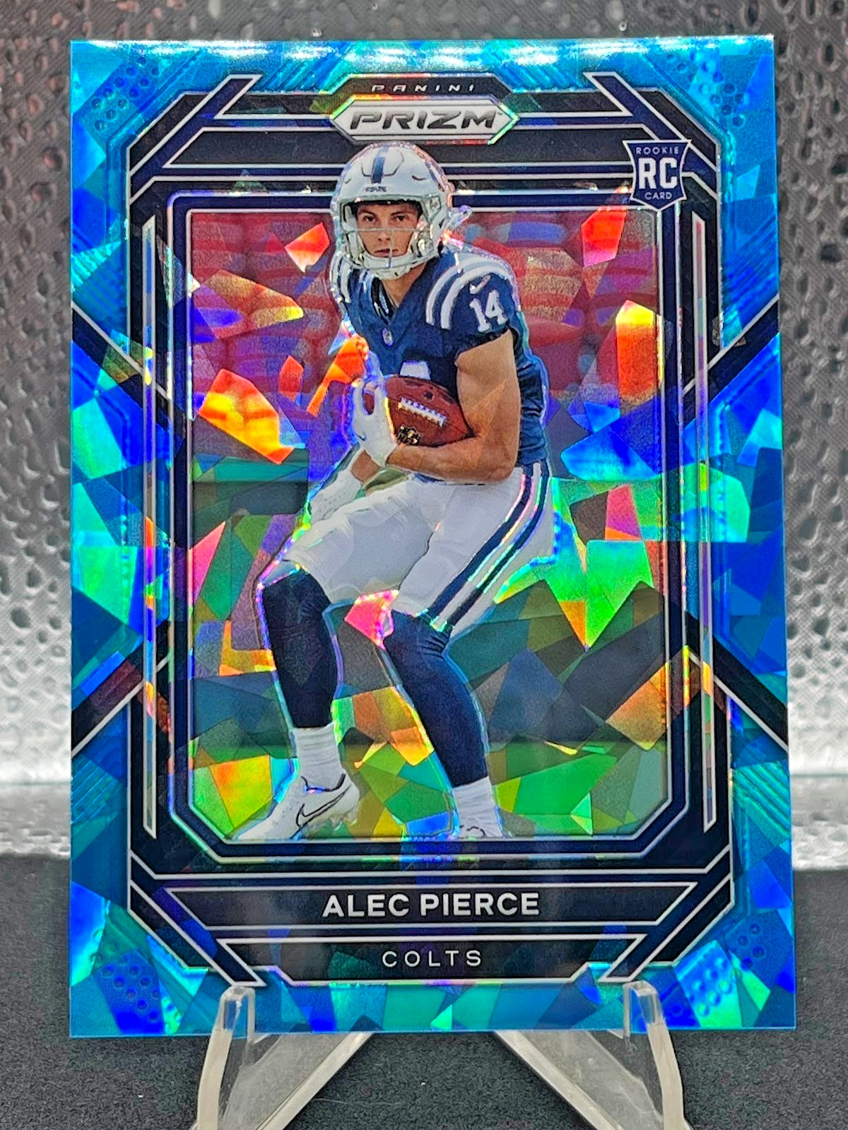 2022 Prizm Blue Ice Alec Pierce RC /99 #330 Colts