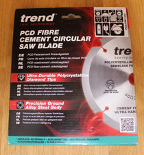 Trend 4 Tooth PCD Fibre Cement Circular Saw Blade, 160mm 20mm 1.8mm PCD/FSB/1604