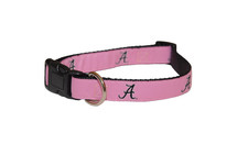 ALABAMA CRIMSON TIDE Pink Dog Collar