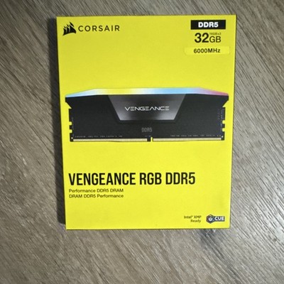 Corsair Vengeance RGB DDR5 32GB (2x16GB) 6000MHz DIMM 288-Pin Memory