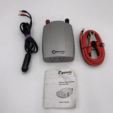Xantrex XPower 400-WATT Inverter Input 12VDC Output 115 VAC Cables Manual Tested