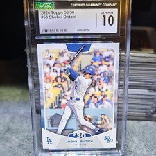 Topps 2024 50/50 Shohei Ohtani #53 Dodgers CGC Gem Mint 10 Graded