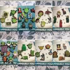 Handmade 5 10 pack Shrek Donkey Fiona puss in boots shoe charms Set