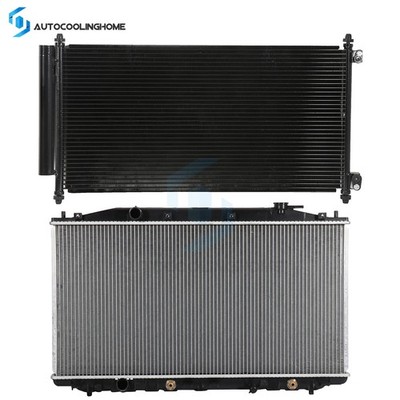 Cooling Radiator And AC Condenser For 08-12 Honda Accord 12-15 Honda Crosstour
