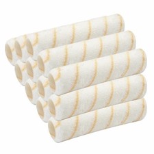 Wideskall  Reuseable Paint Roller Cover 9" x 3/8" inch Nap inch, White
