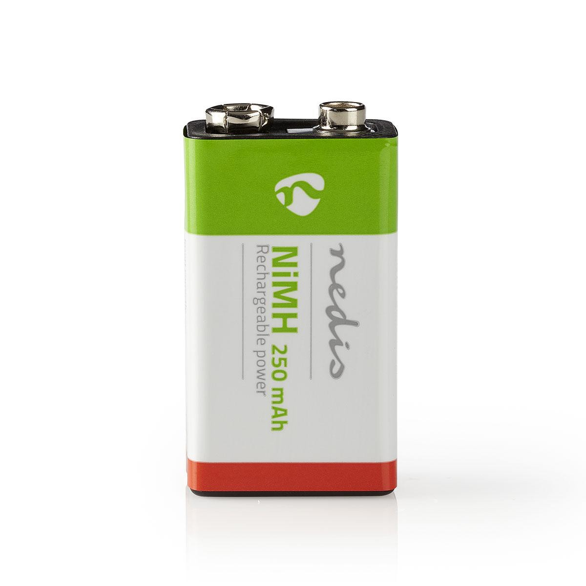 Batterie 9V 250mAh Nedis pour détecteur de fumée et sécurité maison