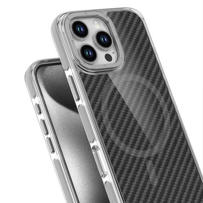 FÜR APPLE IPHONE 17 PRO MAX - FIBER mit MagSafe Carbon Tasche Case Hülle SCHWARZ