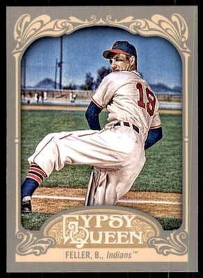 2012 Gypsy Queen #267 Bob Feller Cleveland  ID:62598