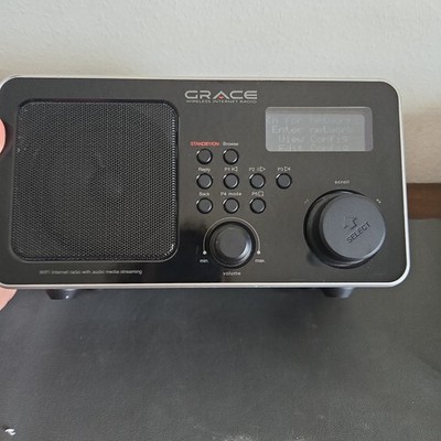 Grace Wireless Internet Radio ITC IR1000B No Remote - Tested and Working
