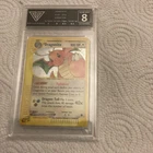 Pokemon Card, Expedition Dragonite 9/165 holo Graded 8, NM.