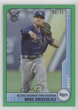 2021 Topps Big League Veterans & Rookies Green Foil 8/75 Mike Brosseau