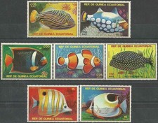 Timbres Poissons Guinée équatoriale 154 PA118 ** - 83690FT