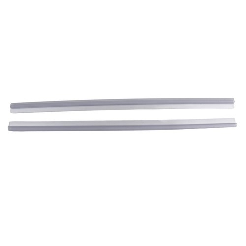 Set of 2 PVC Bath Shower Strip Seals for Glass Doors Fits 4 6mm Glass 50cm Each - Picture 6 of 57