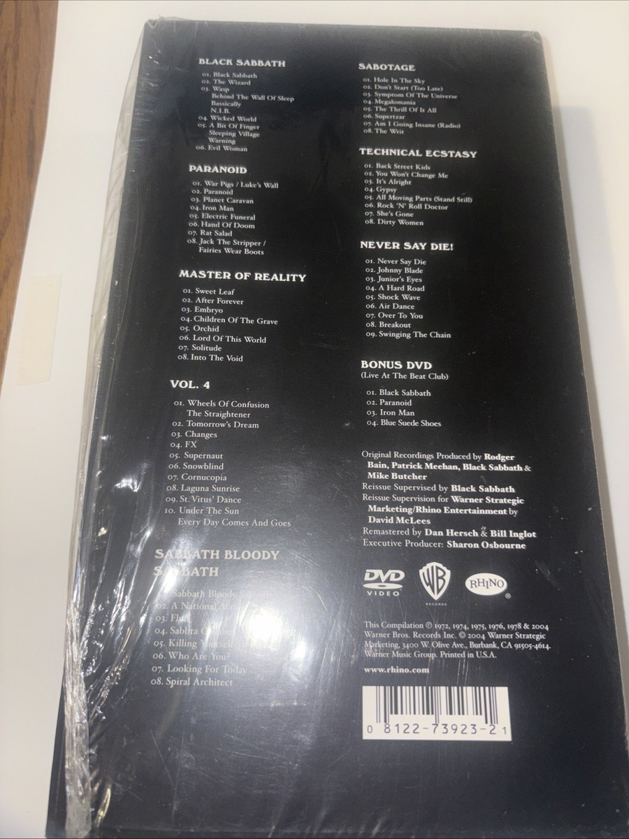 Black Sabbath - The Complete Original Black Box 1970-1978 (8 CD +