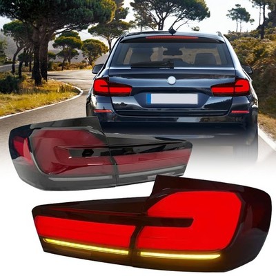 Pair E9 LED Tail Light Taillight for BMW 5 Series F11 2010-2017 320d