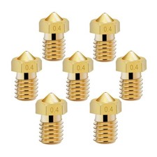 14 Pcs M6 3D Printer Nozzle 0.4mm Extruder Brass Nozzle Print Head for 1.75mm Fi