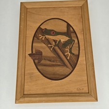Hudson River Inlay  TREE FROG" wall art Signed Nelson