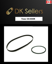 Replacement Belts for Teac CX-650R CX650R Cassette Tape Deck Player