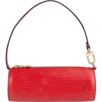 Louis Vuitton Red Epi Leather Mini Papillon Handbag Tasche
