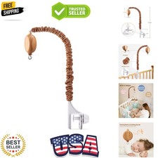 Sturdy 25-Inch Crib Mobile Arm - 35 Lullabies  Adjustable Volume for Easy Use