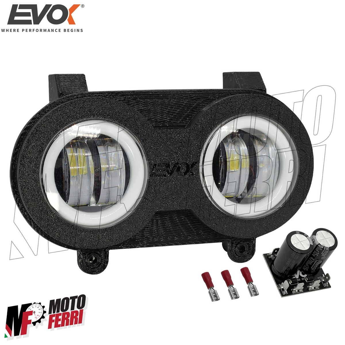 MF6946 LED Headlight MBK Booster Spirit R Yamaha Angel Eye