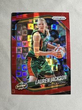 2025 Panini WNBA Prizm Lauren Jackson #91 Red Pandora /199